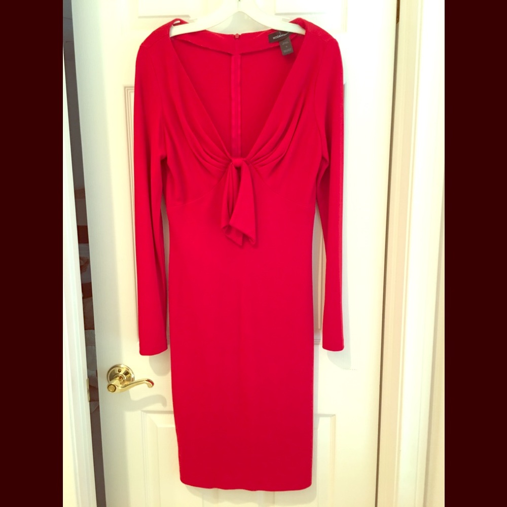 NWOT Deep V-neck Dress